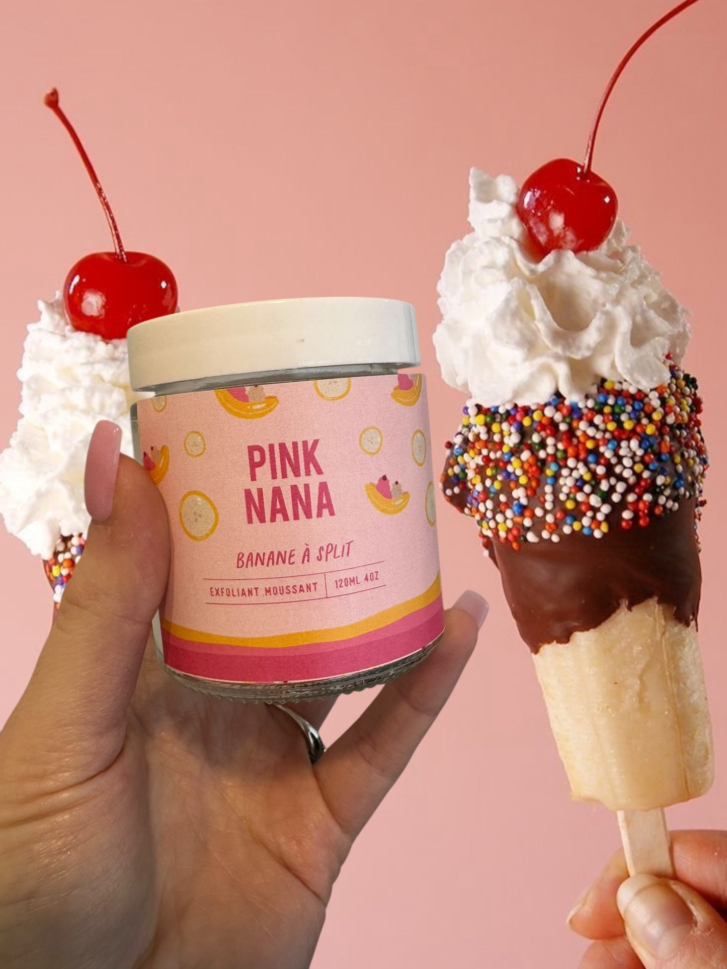 Exfoliant moussant banane a split