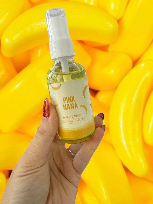 Huile corps Bonbon banane