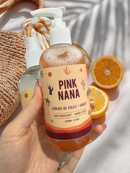 Bain moussant Couché de soleil