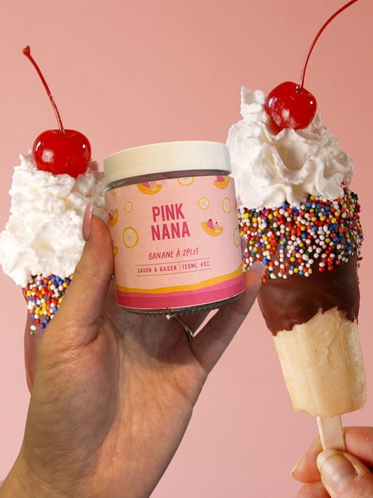 Savon à raser banane a split