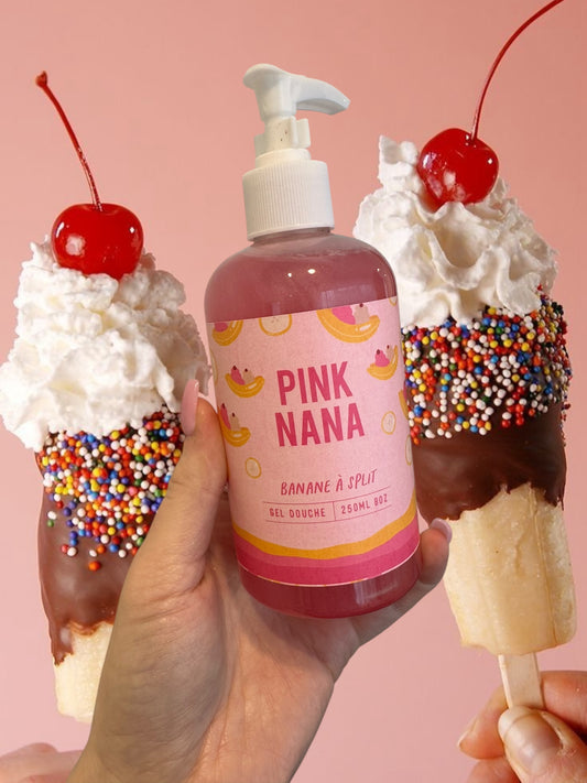 Gel douche banane a split