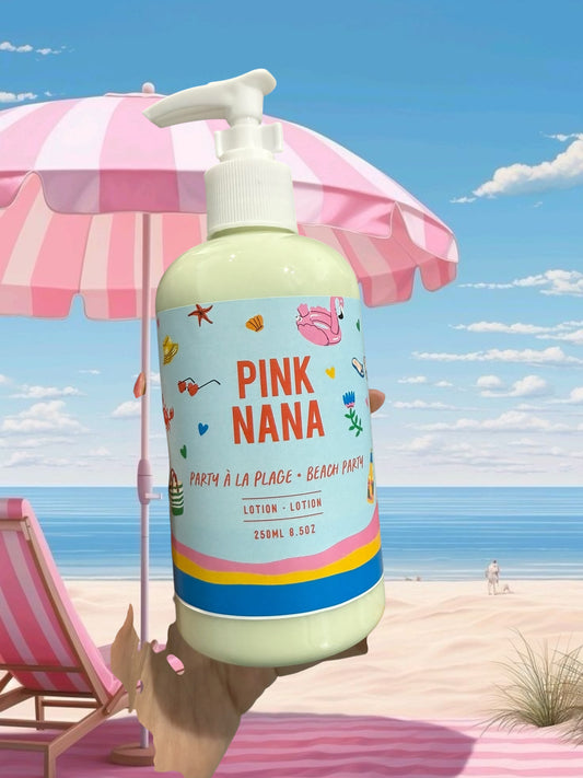 Lotion Party à la plage