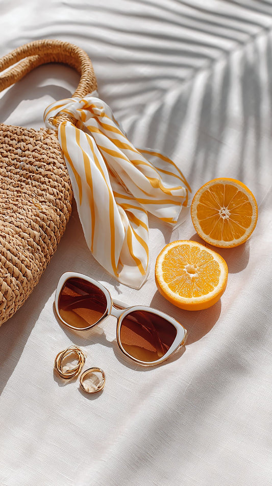 Huile corps Couché de soleil