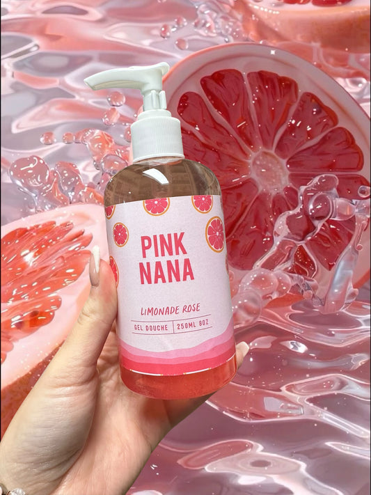 Gel douche limonade rose
