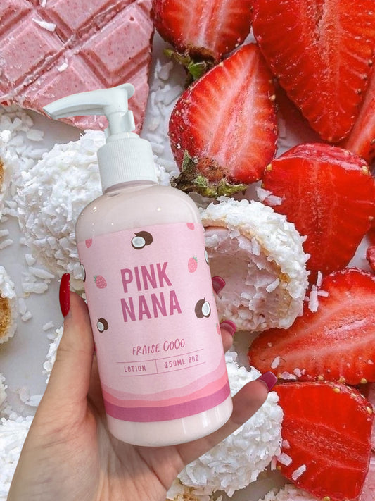 Lotion fraise coco