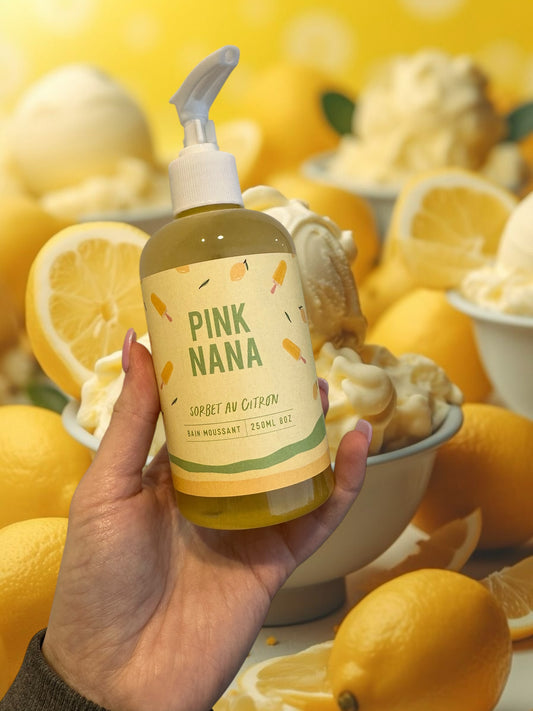 Bain moussant sorbet citron