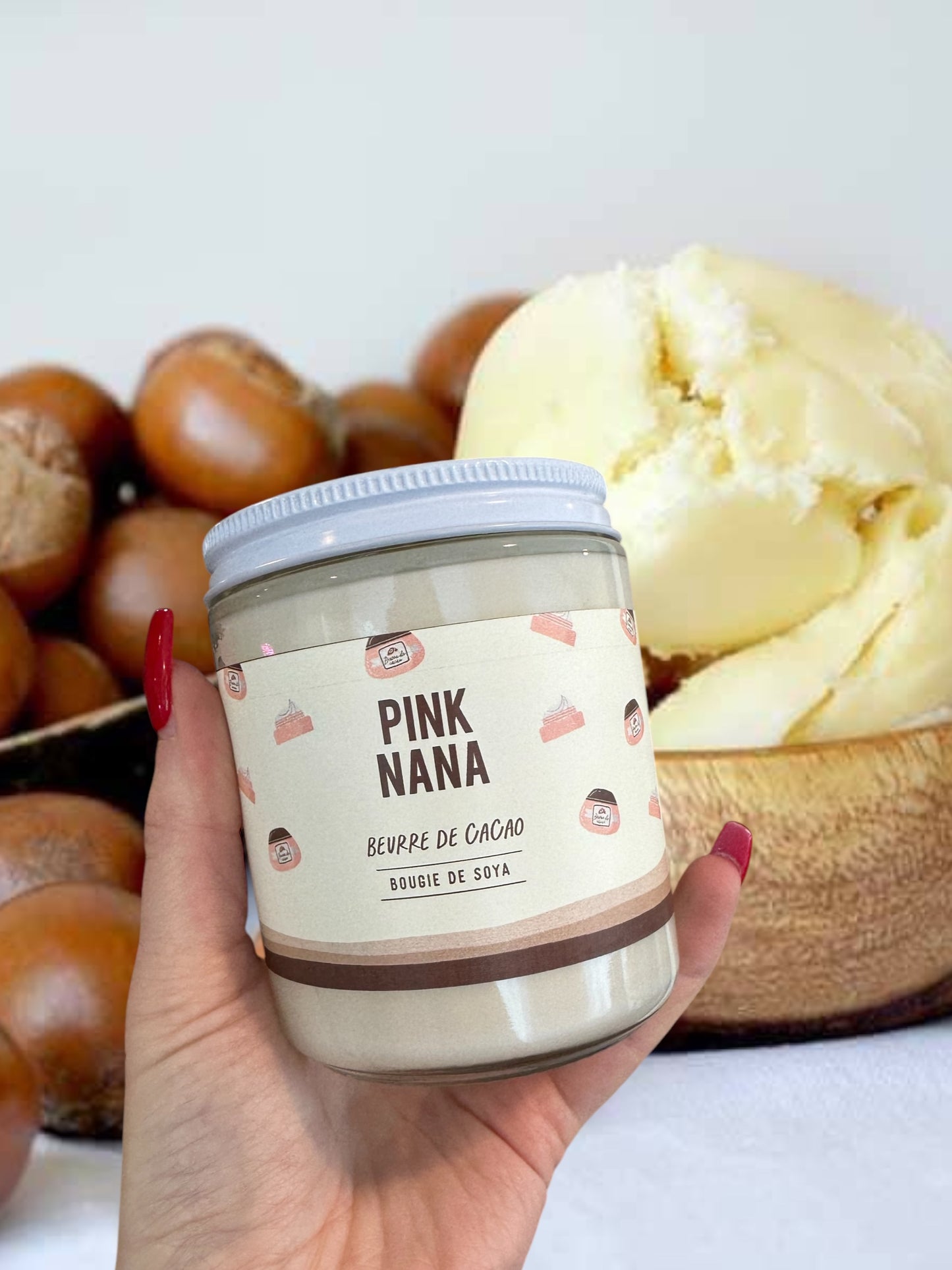 Bougie beurre de cacao