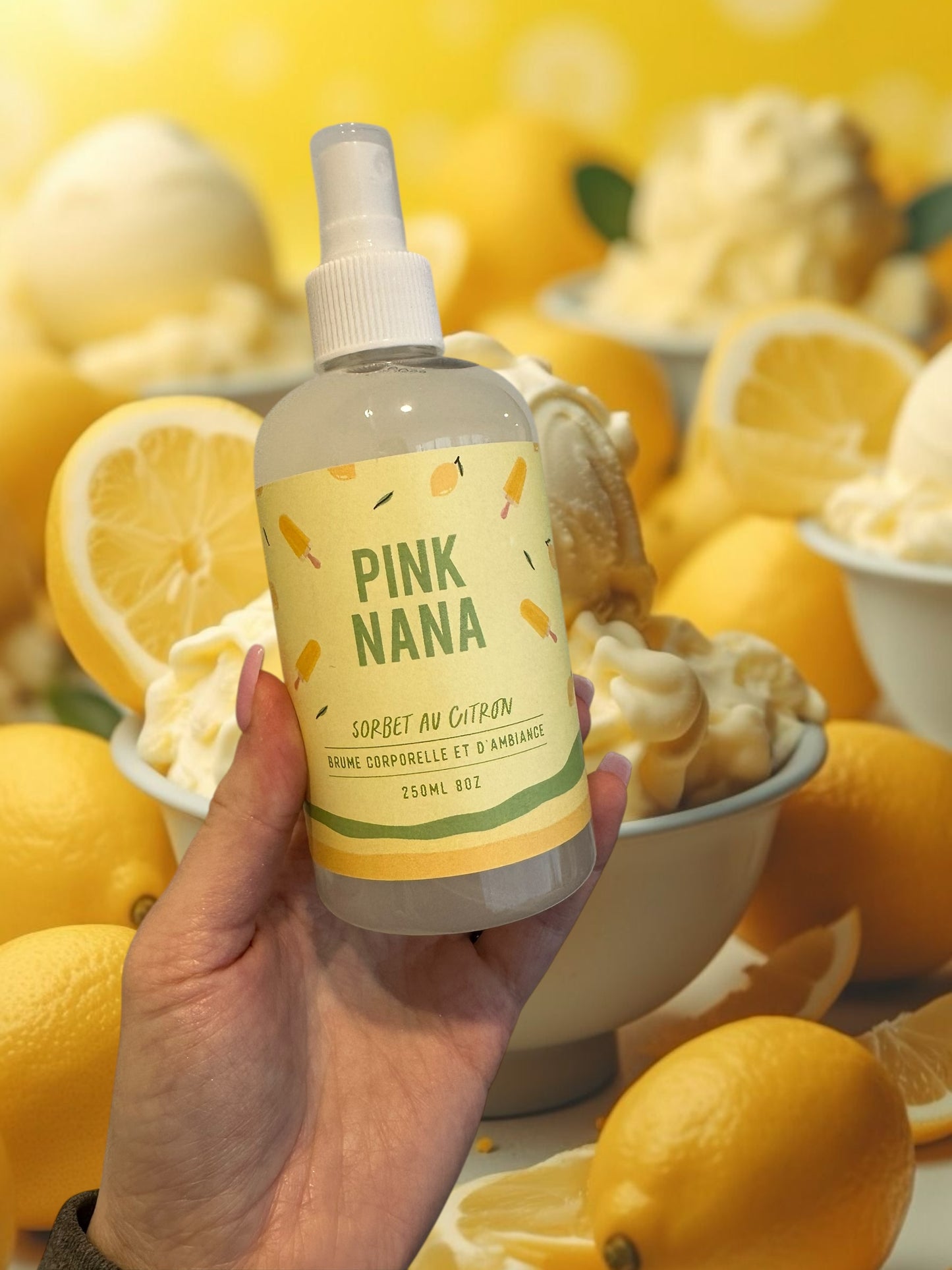 Vapo corps et ambiance sorbet citron