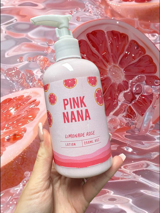 Lotion limonade rose