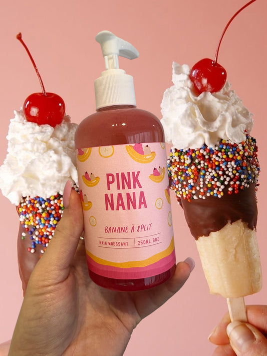 Bain moussant banane a split