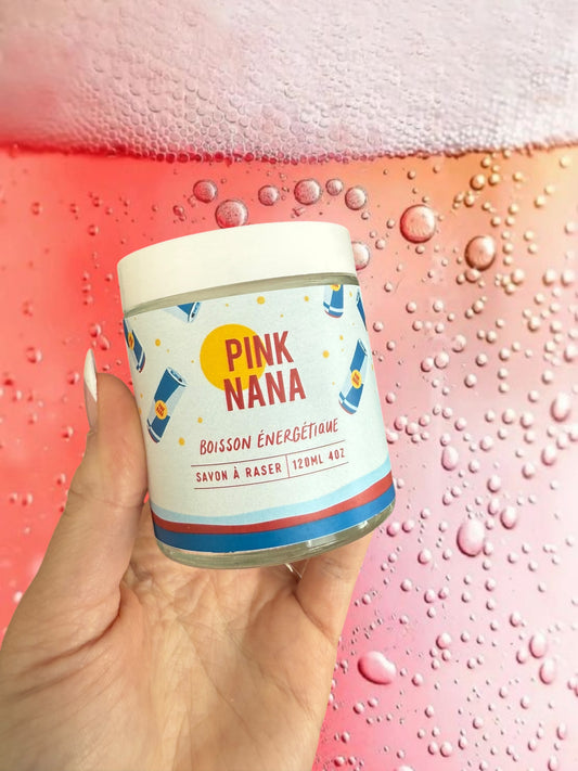 Savon à raser boisson énergétique