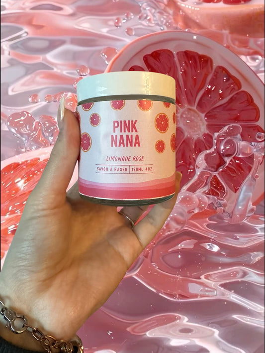 Savon à raser limonade rose