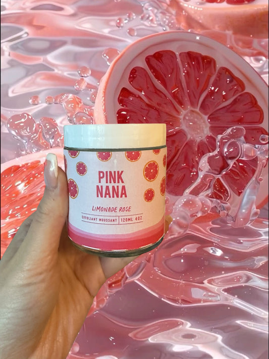 Exfoliant moussant limonade rose