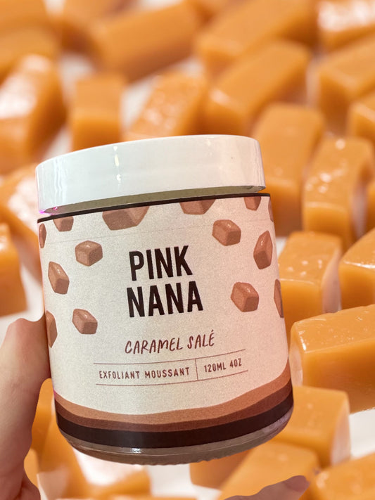 Exfoliant moussant caramel salé