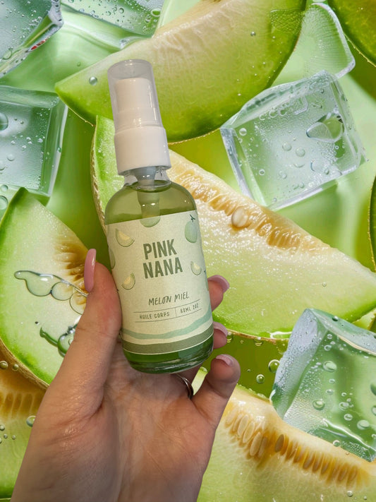 Huile corps melon miel