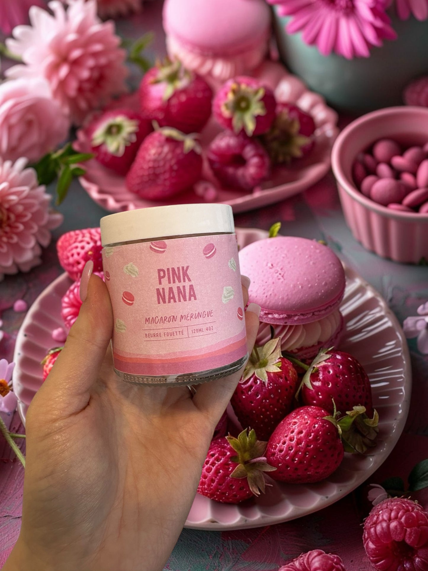 beurre fouetté macaron et meringue