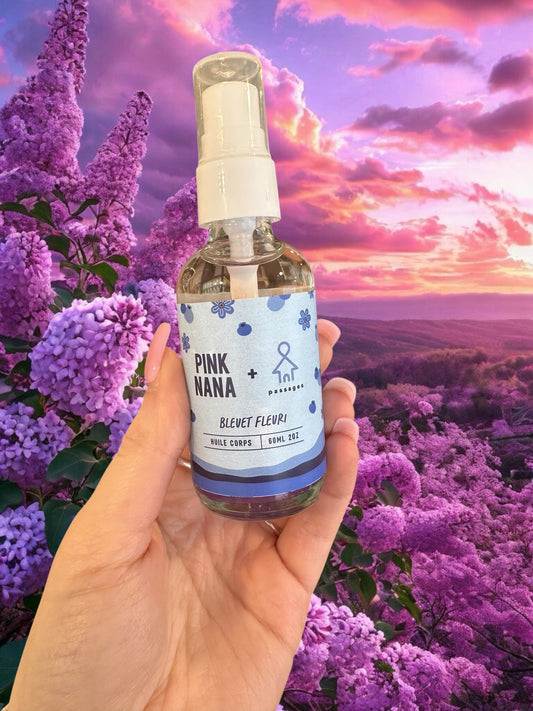 Huile corps Bleuet fleuri