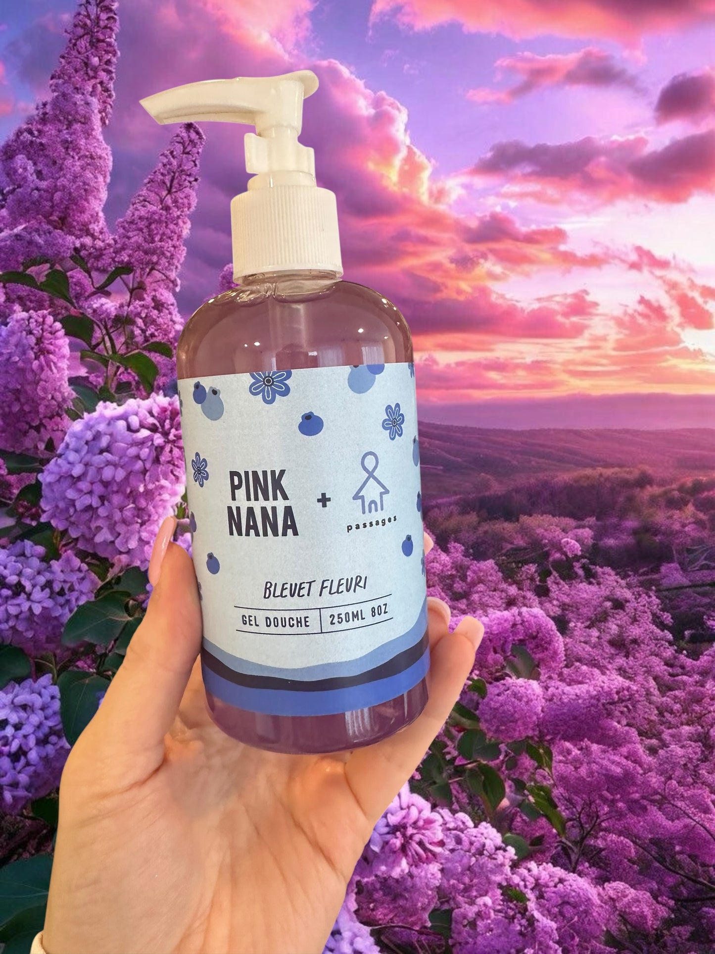 Gel douche Bleuet fleuri