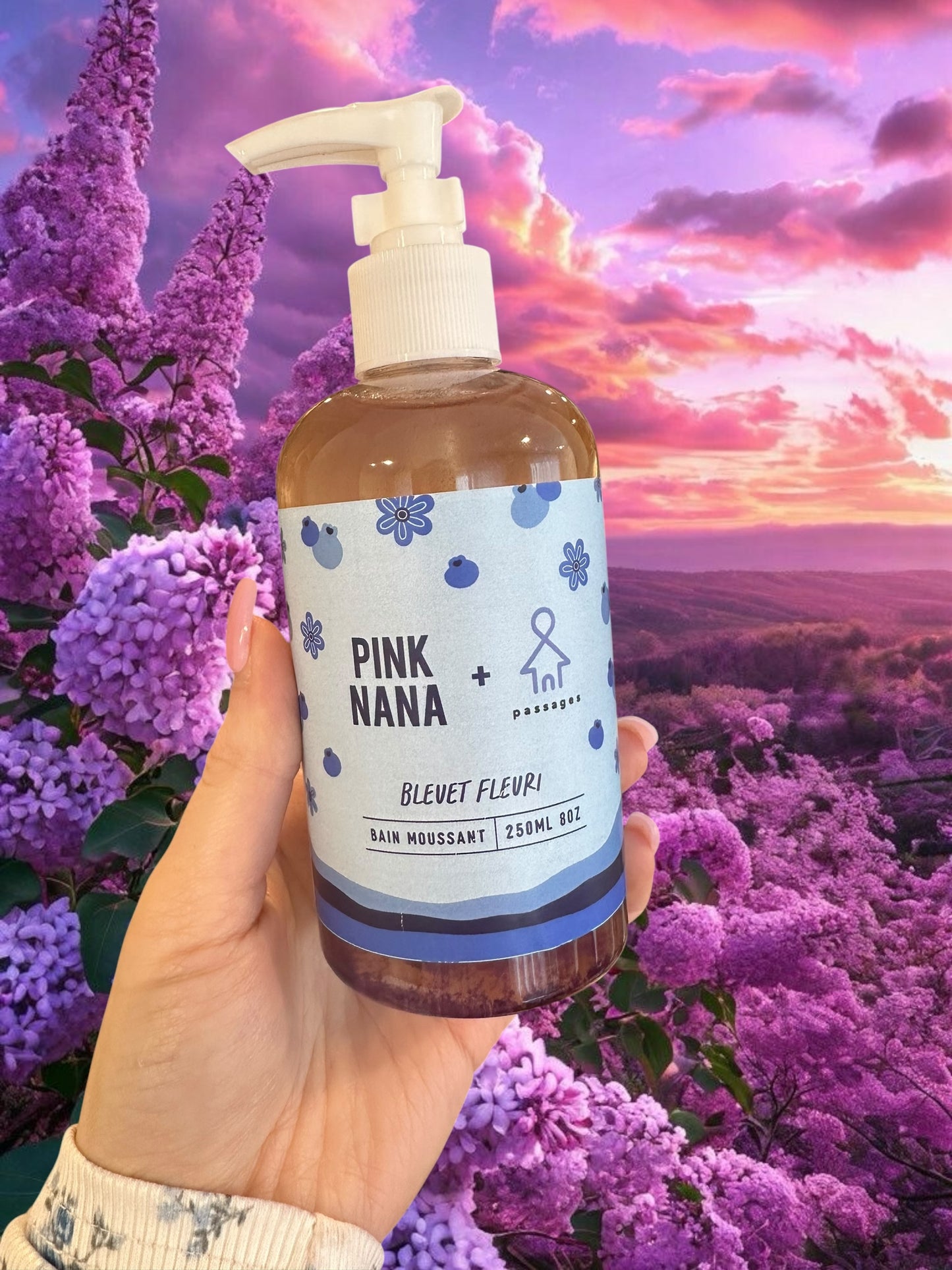 Bain moussant Bleuet fleuri