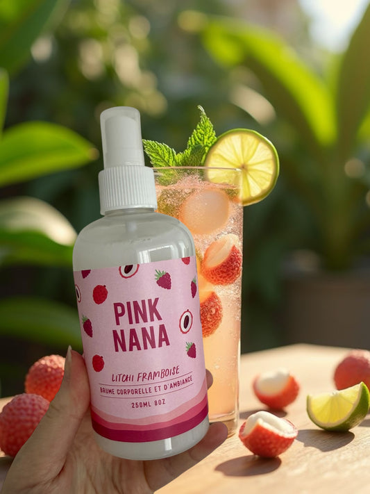 Vapo corps et ambiance litchi framboise