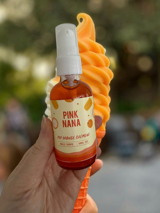 Huile corps pop orange crémeux