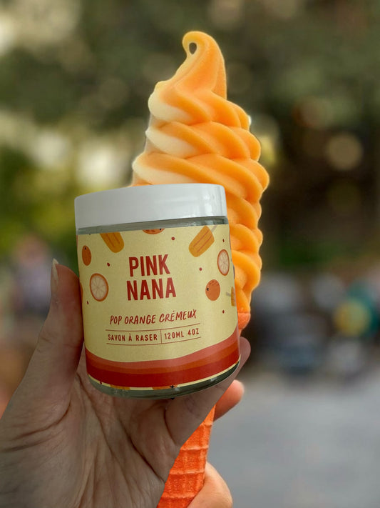 Savon à raser pop orange crémeux