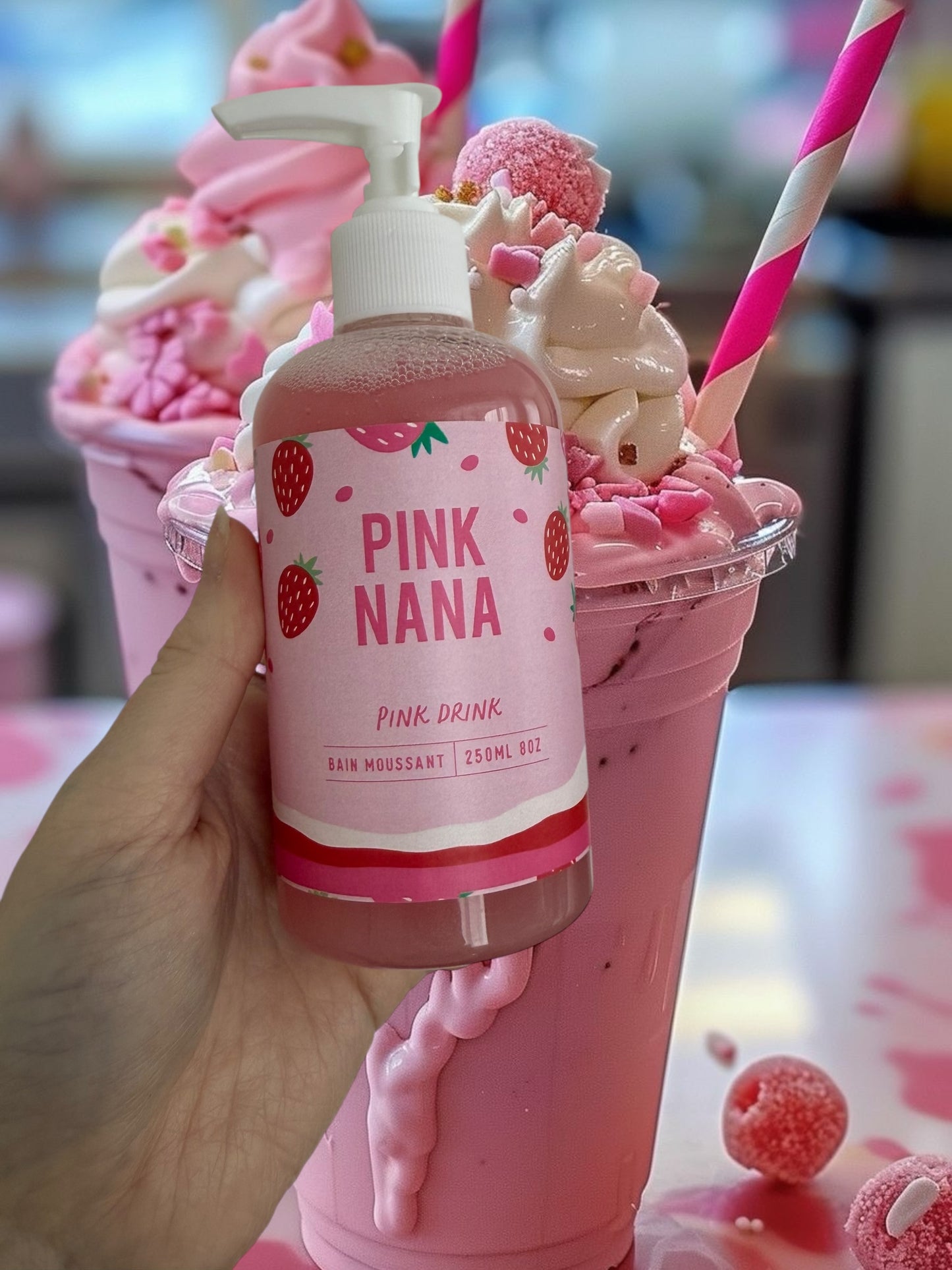 Bain moussant pink drink