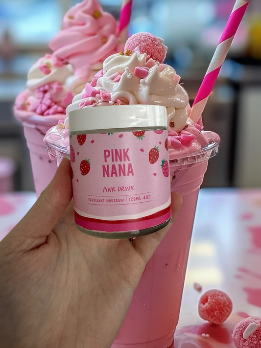 Exfoliant moussant pink drink