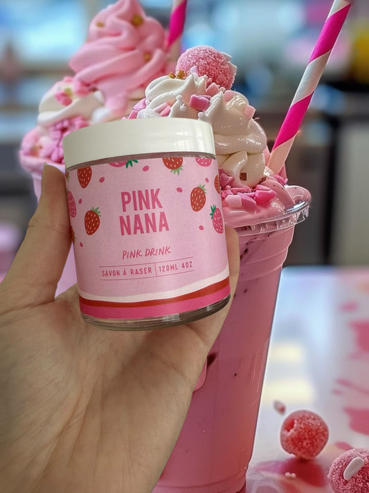 Savon à raser pink drink