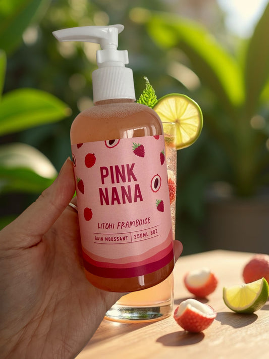 Bain moussant litchi framboise