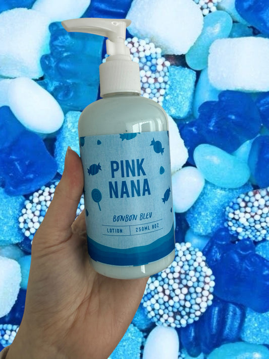 Lotion bonbon bleu