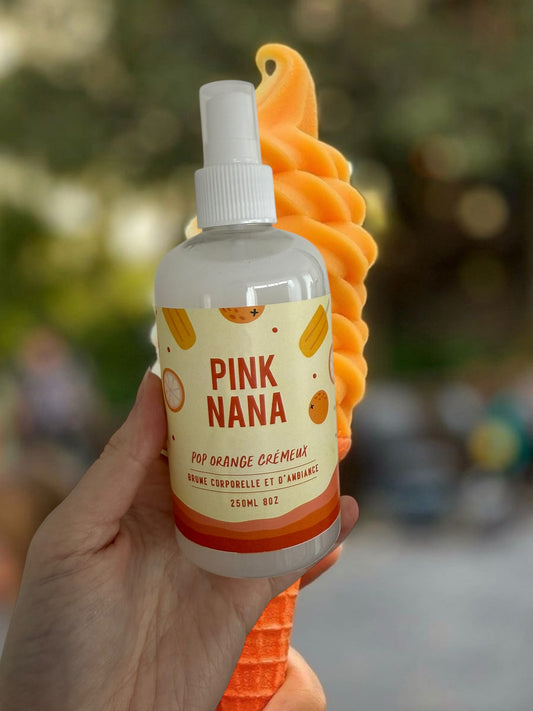 Vapo corps et ambiance pop orange crémeux