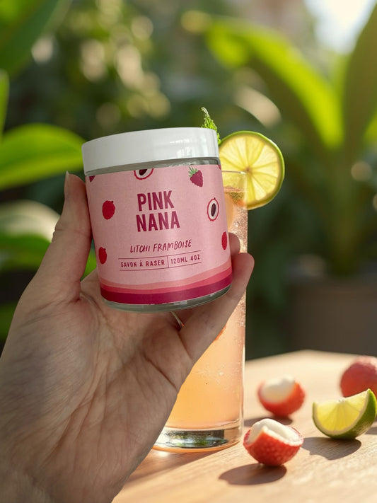 Savon à raser litchi framboise