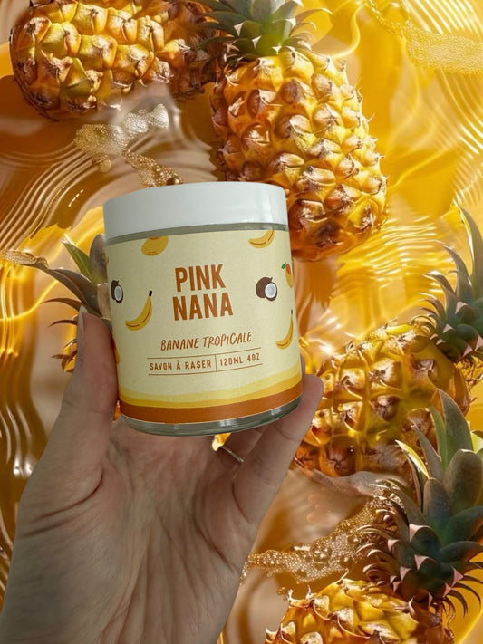 Savon à raser banane tropicale