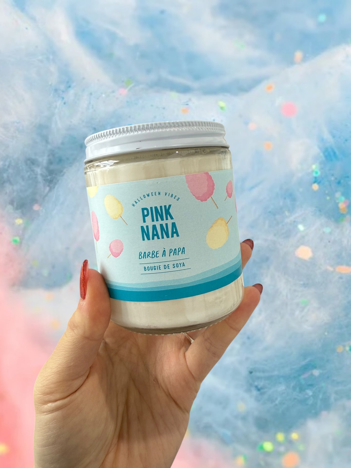 Bougie Barbe à papa