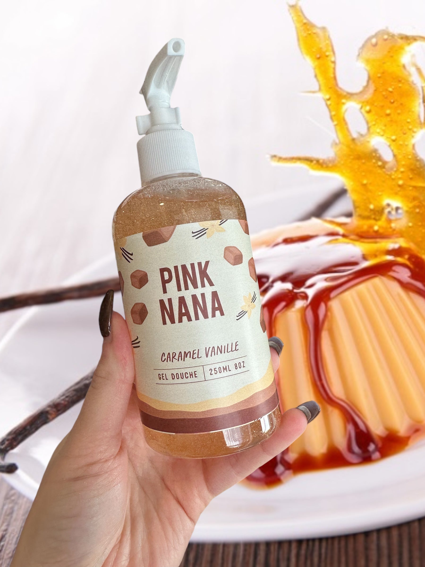 gel douche la la la marron main image 1