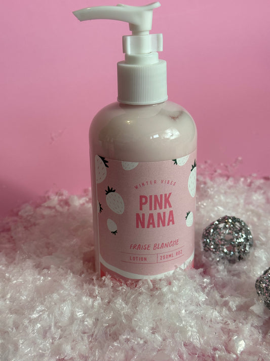 Lotion fraise blanche