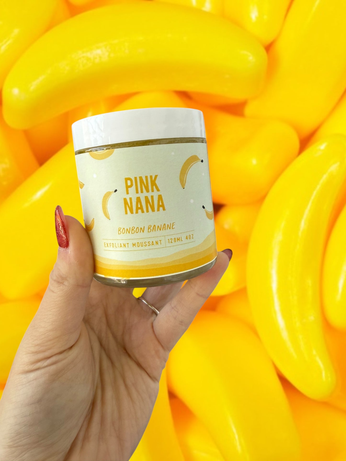 Exfoliant moussant Bonbon banane