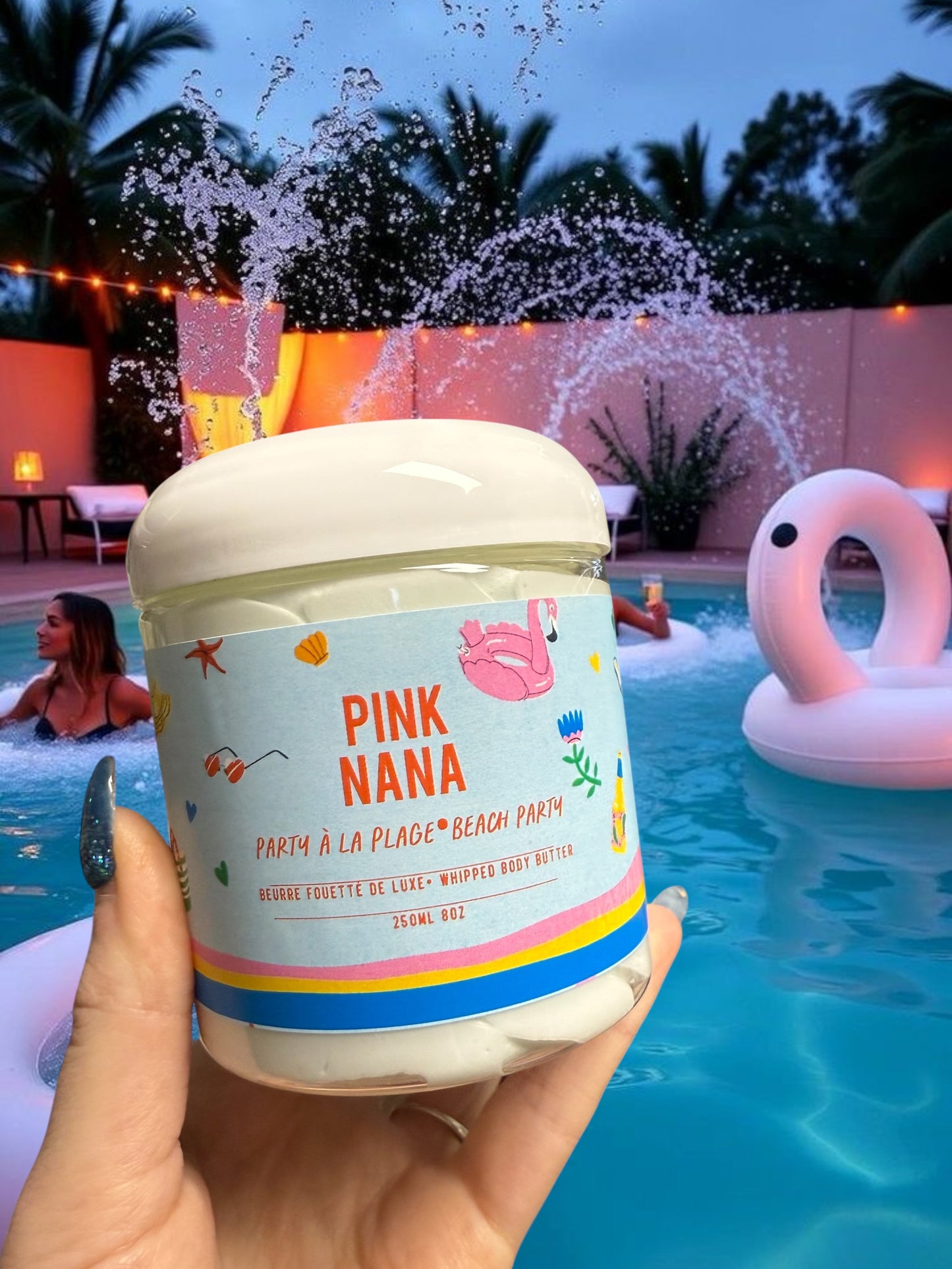 beurre fouetté deluxe party a la plage